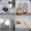 Vivo Hollywood Vanity Makeup Cosmetic Mirror with Lights 15 Dimmable LED Bulbs 4