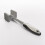 OXO OXO SteeL Ασφαλής Σαπουνάδας Μαλακτήρας Κρέατος, Ασημί 3