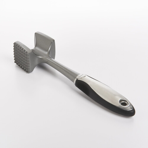 OXO OXO SteeL Ασφαλής Σαπουνάδας Μαλακτήρας Κρέατος, Ασημί 2