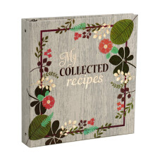 Meadowsweet Kitchens Receptkorthllare Kokbok Mini 2 Ringprmar Organizer - Receptprm Kokbok med 25 4 x 6 kort 50 genomskinliga kortfodral & 9 k