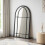 Living And Home Arched Wall Hanging Metal Windowpane Mirror Home Decoration 1