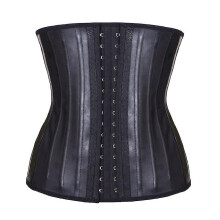 (black, 4XL) Latex Waist Trainer Body Shapercorset Shapewear Women Body Shaper Women's Corset 25 Steel Boned Slimming Underwear