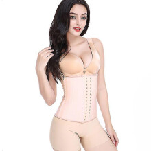 (skin, 5XL) Latex Waist Trainer Body Shapercorset Shapewear Women Body Shaper Women's Corset 25 Steel Boned Slimming Underwear