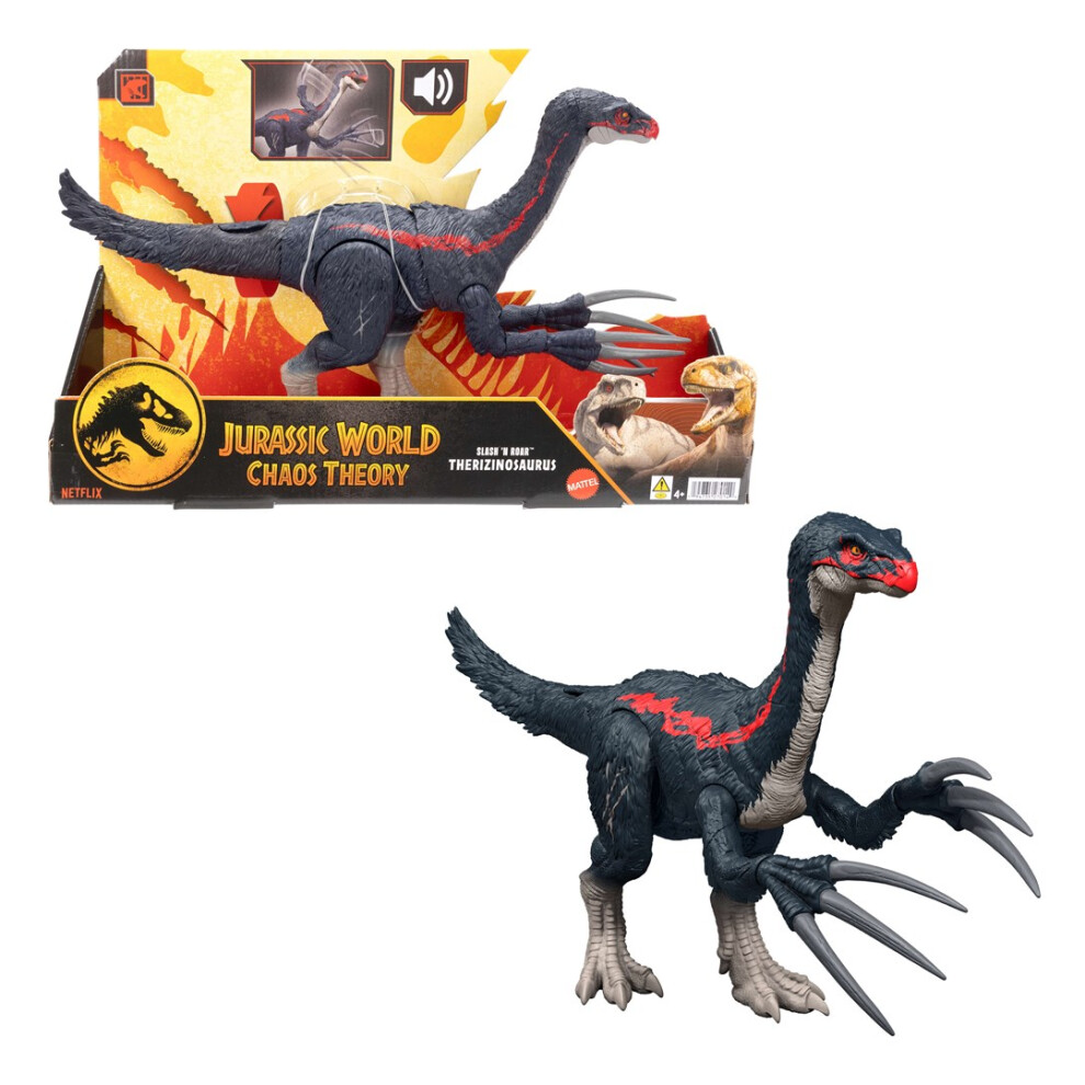Mattel Jurassic World Slash 'N Roar Therizinosaurus