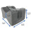 Doctor Developed Knee Pillow for Side Sleepers  Memory Foam Leg Side 4