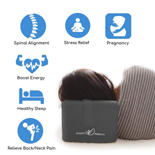 Doctor Developed Knee Pillow for Side Sleepers  Memory Foam Leg Side 1