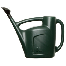 1 x Green 6 Litre Garden Watering Can With a Detachable Rose Head