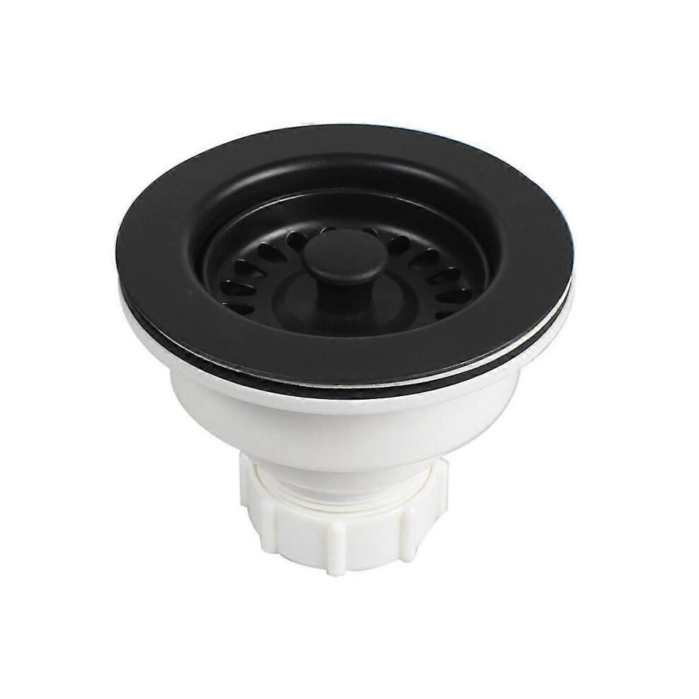 Kitchen Sink Drain Assembly with Strainer Basket Drain Stopper Diameter 114mm for Kitchen Quartz St