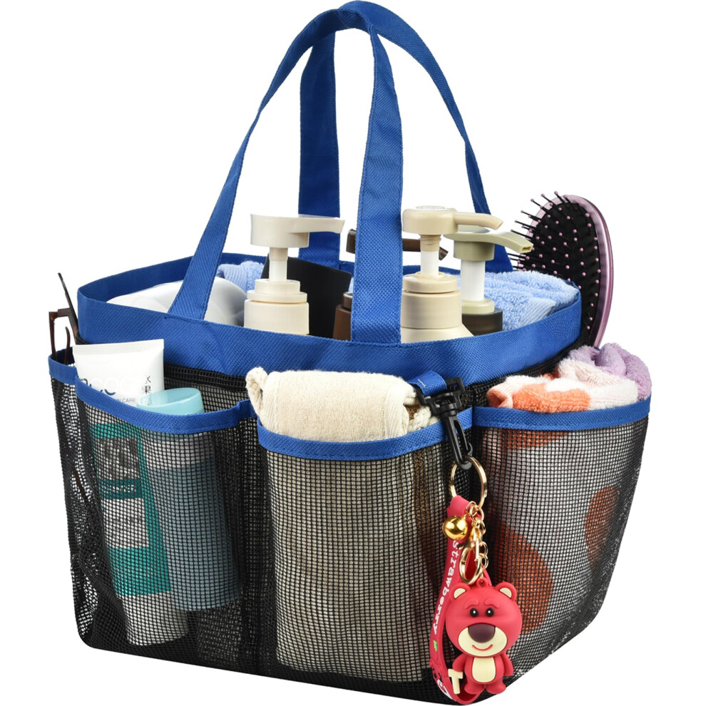 Haundry Mesh Shower Caddy Tote  Large College Dorm Bathroom Caddy Organizer with Hook and Handles  8 Basket Pockets for Camp Swi-image-OPC-PFQGJVX-NEW