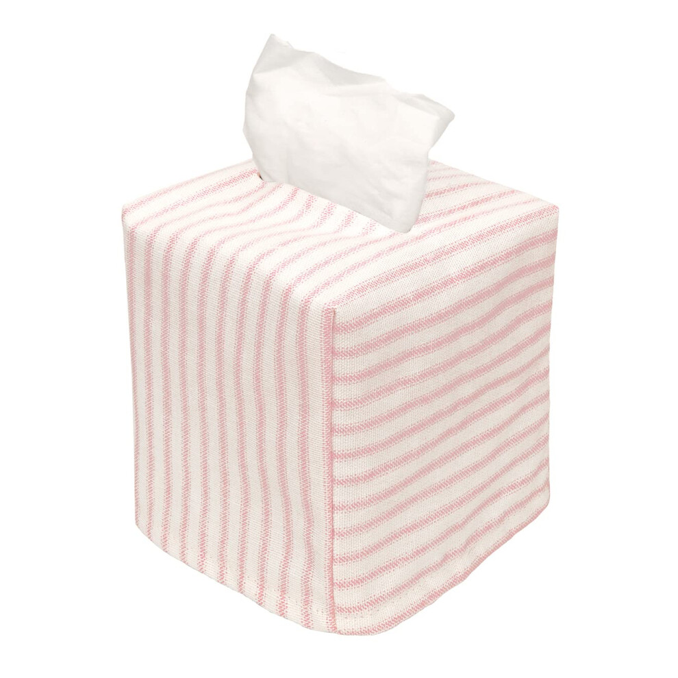 Tissue Box Cover Tissue Holder Tissue Dispenser Square Cube  Soft Fabric Cover Slips Over Cardboard Facial Tissue Boxes  Pink Room Decor  N