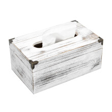 Bote de carvins en bois rustique en bois en bois en bois Disponser de serviette de bote de carvale pour salle de bain pour salle a manger toile