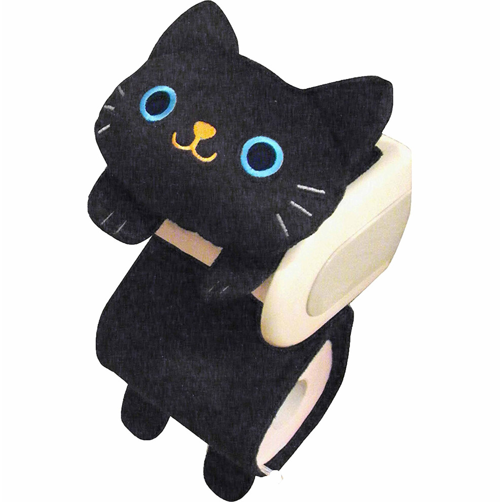 Lindo Portarrollos De Papel Higi Nico Con Forma De Gato, Color Negro ME339-image