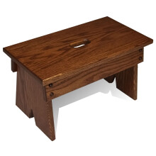 Peaceful Classics Step Stool - Amish Handmade Kids Step Stool - Bathroom  Bedroom  Living Room Or Kitchen Step Stool for Adults - Multipurpose Foot St
