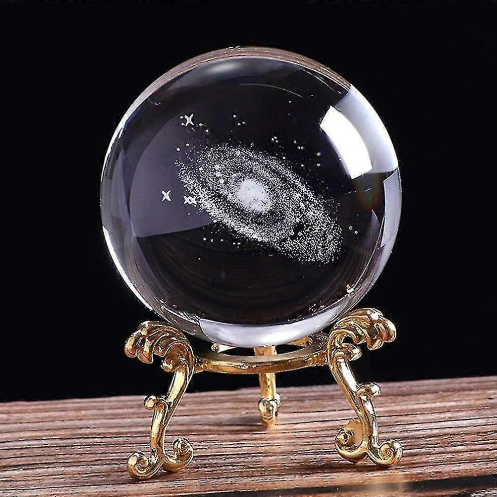 Crystal Ball with Stand K9 Crystal Sphere Meditation Healing Feng Shui Crystal Ball