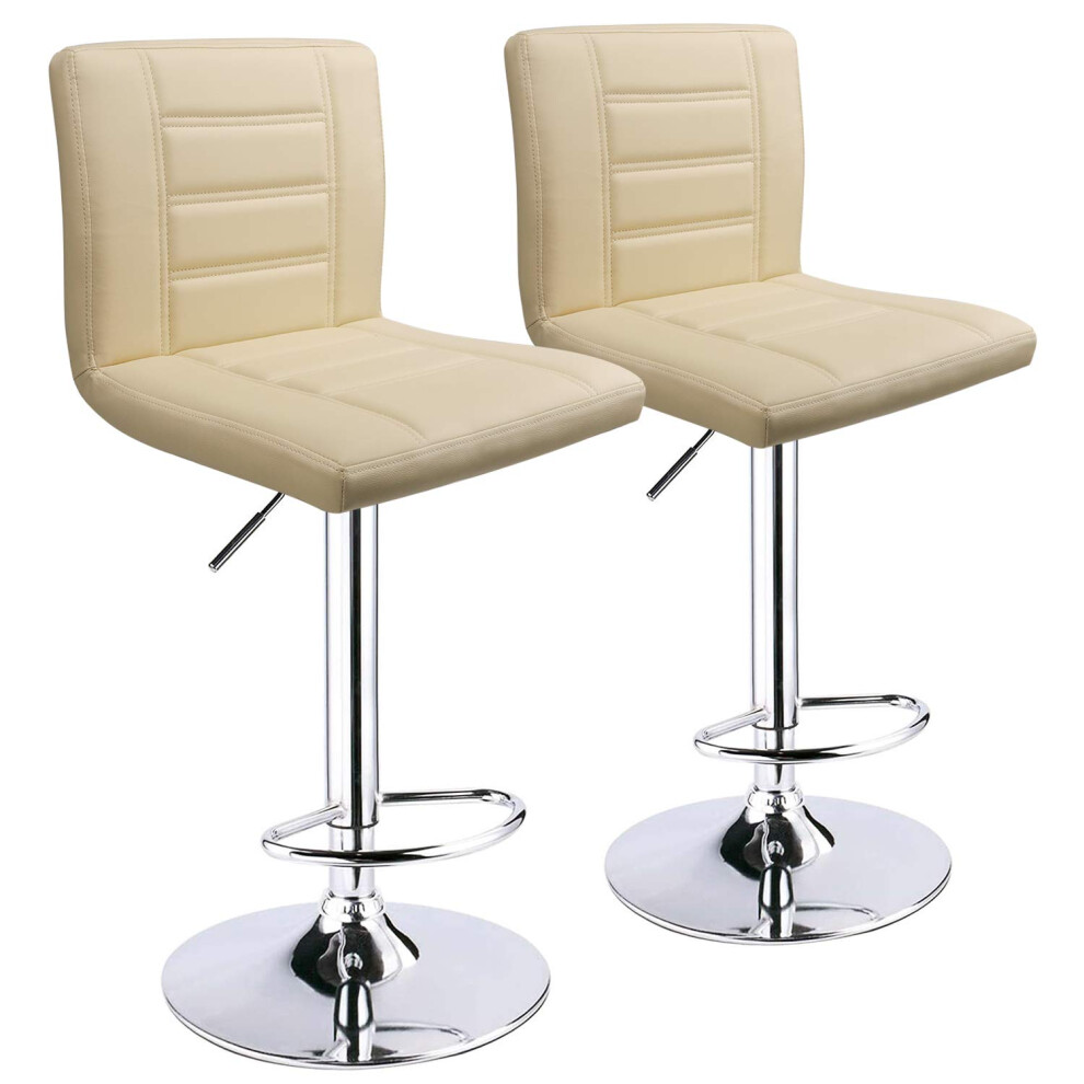 Leopard Bar Stools Set of 2 Modern Adjustable Bar Stool with Back St