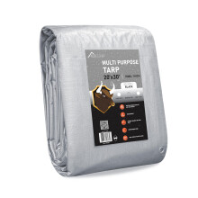 HOMESTEAD Telone Waterproff 20' x 30' Telo di copertura in poliestere da 10 mil per uso medio con occhielli in metallo Ottimo per lo stoccaggio a