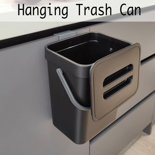 LALASTAR Countertop Compost Bin with Lid  Hanging Small Trash Can with 1