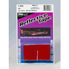 Nastro riflettente rosso Trim Brite, 61 cm di larghezza x 5 cm di lunghezza, 1 pezzo