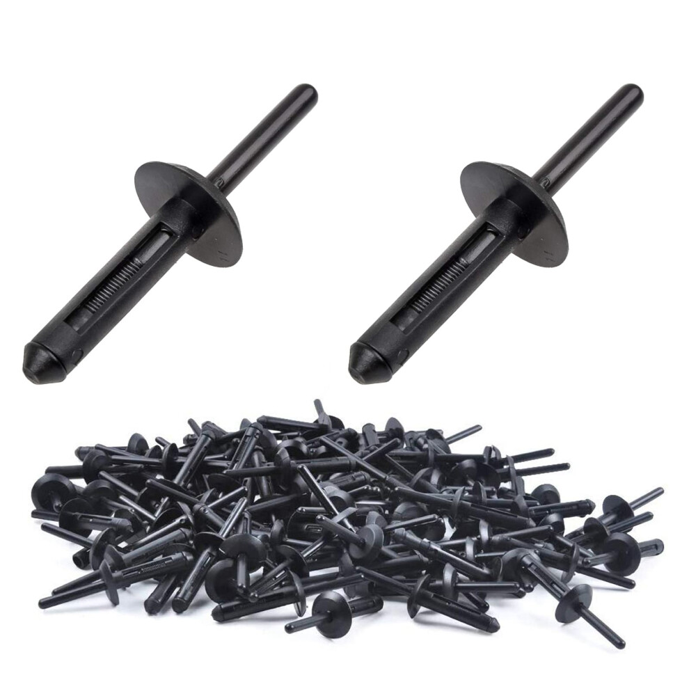 Niteguy 140Pcs Plastic Rivet Clip Plastic Fasteners Kit Fender Liner F 791360354253