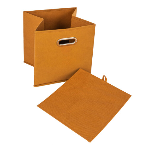 Household Essentials Square Storage Bin  Terracotta 2