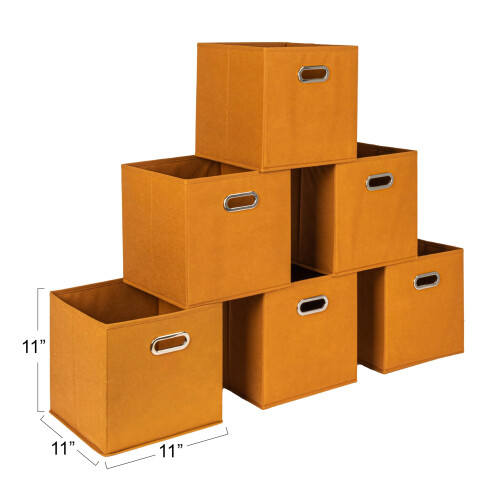 Household Essentials Square Storage Bin  Terracotta 1