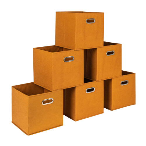 Household Essentials Square Storage Bin  Terracotta