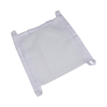 Household Essentials 135 polyester sneaker vask og t?r taske til vaskemaskiner - hvid