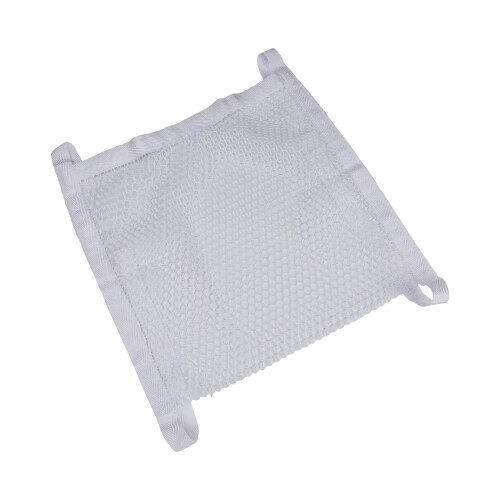 Household Essentials 135 polyester sneaker vask og t?r taske til vaskemaskiner - hvid