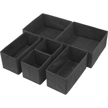 Bote de rangement en tissu pliable simple Rodeur de placard Dusineur de tiroir Diander Basket Basker pour les soutiens-gorge de sous-vetements B