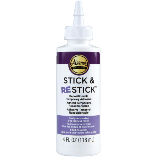 Aleene's Stick & Restick Κόλλα Χειροτεχνίας, Λευκό 7.25 x 3.63 x 1.63 1