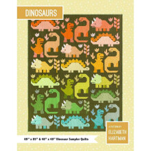 Patr   n de colcha de dinosaurios de Elizabeth Hartman