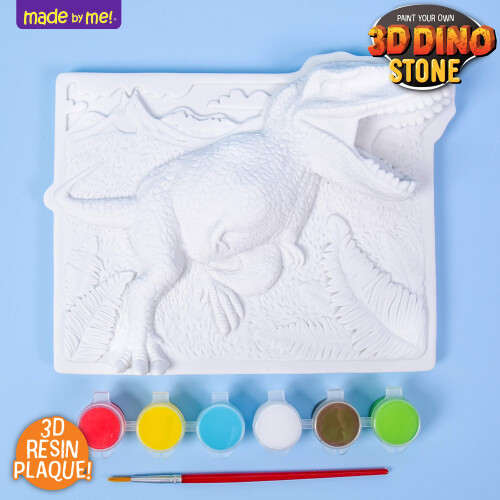 Made By Me Τέχνη Τοίχου Δεινοσαύρου, 3D Κρεμαστό, Ρητίνη, T-Rex, Χρώματα Ακρυλικά 2