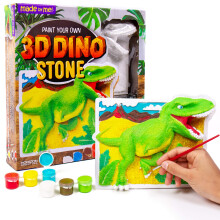 Made By Me Dino Wall Art 3D Wall Vising Resin T-Rex Dinosaur Akrylov barva od Horizon Group USA