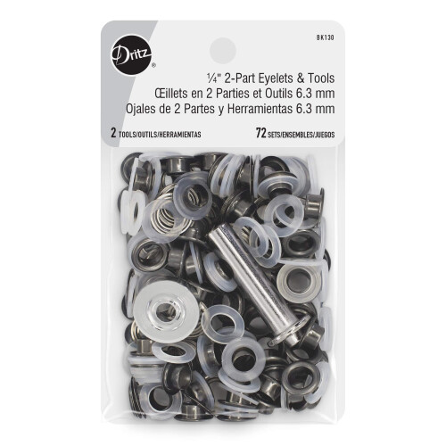 Œillets Dritz 1/4 po Fixations en bronze 2 pièces 1/4 po