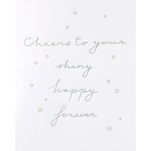 Papyrus Wedding Card (Shiny Happy Forever) 2