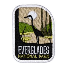 Emblema do Parque Nacional Everglades - Lembrança Everglades - Distintivo de Viagem para Aplicar