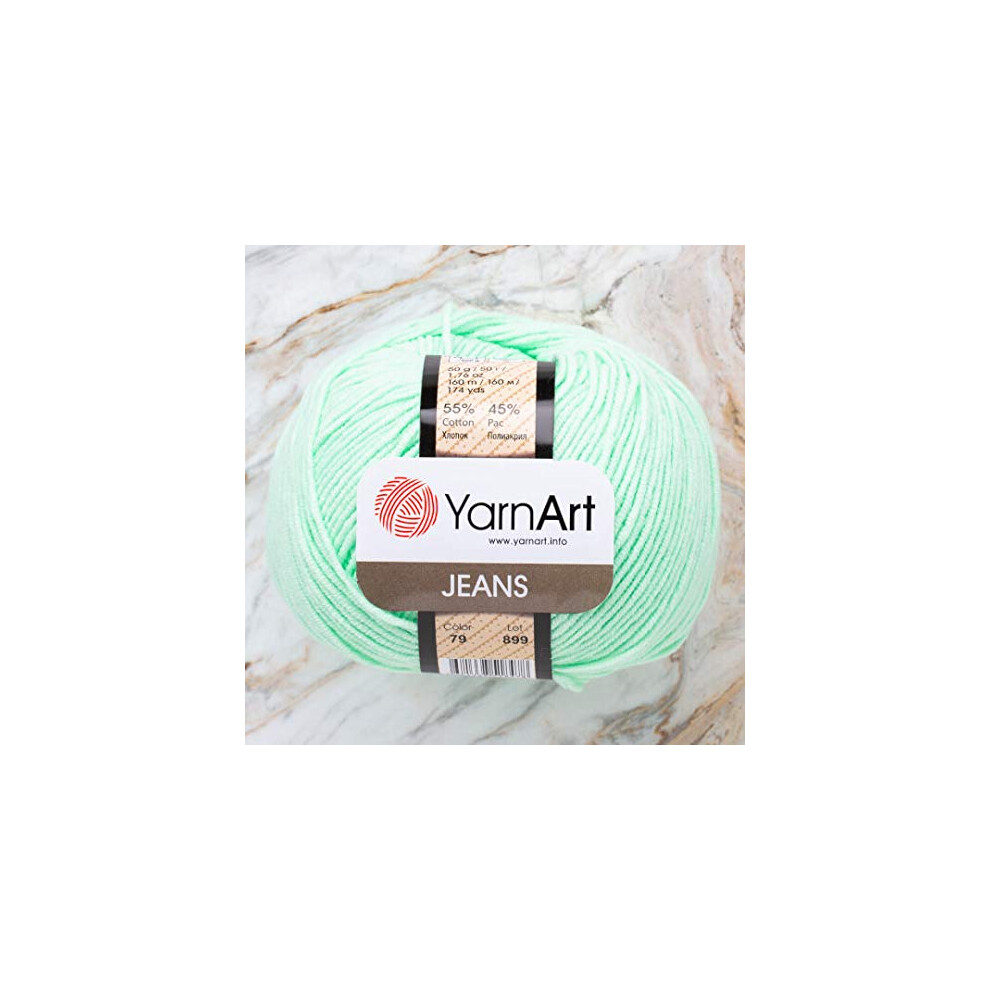 55 % Baumwolle, 45 % Acryl, Yarnart Jeans Sport Yarn, 1 Strang/KnäUel, 50 G, 174-image