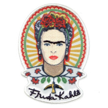 C&D Visionary Frida Kahlo Mexicana Portrait Patch Red