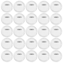 BUYGO 25 buca?i de insigne cu buton de 3,15 inci cu ?tift Insigne cu buton transparent Butoane pentru artizanat Butoane mari pentru fotografii Ac