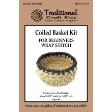 Kits de manualidades tradicionales Kit de cesta en espiral para principiantes Puntada envolvente