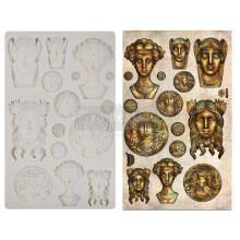 Prima Marketing 655350968618 Moulds  Prima Marketing  Finnabair  Moulds  Vintage Portraits Silicon Mould for Furniture Trims
