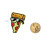 Patch dragu? cu pizza amuzanta fier brodat pe patch 2
