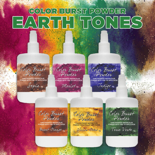 Contact USA Color Burst Πούδρα - Γήινες Αποχρώσεις (6 Τεμάχια) 2