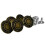 50Pcs Hammer on Denim Jean Jacket Buttons 17mm Brass Replacement Studs 7