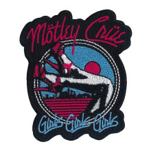 C&D Visionary Motley Crue Girls Patch Svart Bl Rd