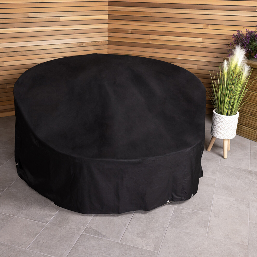 Charles Bentley Deluxe Rattan Day Bed Cover - Black