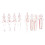 DYNWAVE 8 Pcs French Curve Template Ruler Set Sewing Humanoid Patterns 1