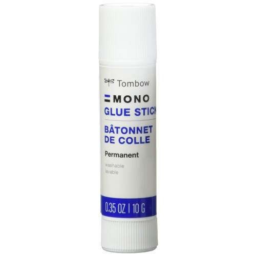 TOMBOW MONO CLUE Stick White 3 Pack