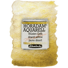 Schmincke - Horadam Aquarell Super Granulation 14 921 044 Desert Yellow 1/2 Pans Mycket starka granulerande frger finaste supergranulerande akva