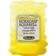 SCHMINCHE - Horadam Aquarell Super Granulation 14 911 044 Volcano Yellow 1/2 pannor Mycket starka granulerande frger finaste supergranulerande a